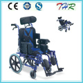 Thr-958L откидывающаяся инвалидная коляска с высокой спинкой для детей с церебральным параличом